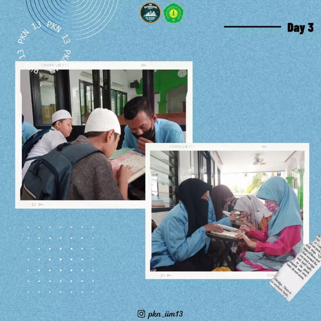 PKN IIM Surakarta mengajar TPQ dan memberikan edukasi kepada anak-anak di Masjid Muslimin Keratonan Surakarta